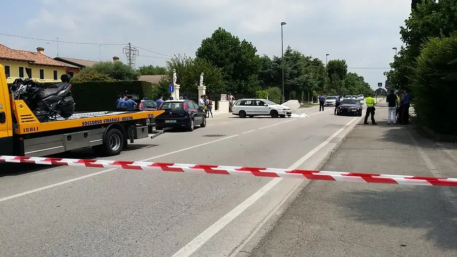 L'incidente mortale costato la vita a un 26enne di Piombino Dese