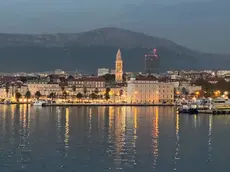 Una veduta della “Riva”: lo scenografico lungomare di Spalato