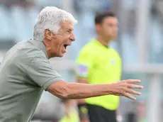Atalanta coach Giampiero Gasperini during the italian Serie A soccer match Torino FC vs Atalanta Bergamasca Calcio at the Olimpico Grande Torino Stadium in Turin, Italy, 25 August 2024 ANSA/ALESSANDRO DI MARCO