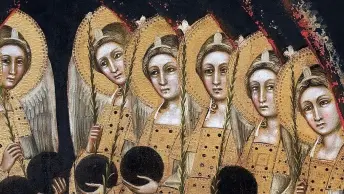Gli angeli del Guariento che magnificavano la corte dei Carraresi con i tocchi delle dimore bizantine