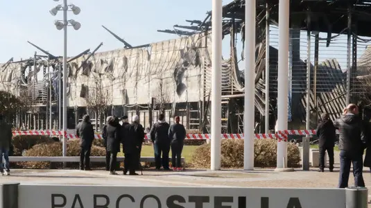 AGOSTINI AG.FOTOFILM ODERZO INCENDIO PARCO STELLA