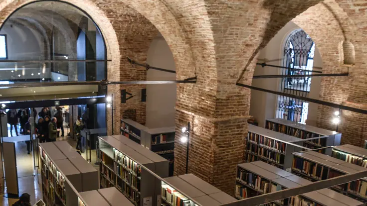 BASCHIERI-AGENZIA BIANCHI-PADOVA-INAUGURAZIONE NUOVA BIBLIOTECA AL LIVIANO