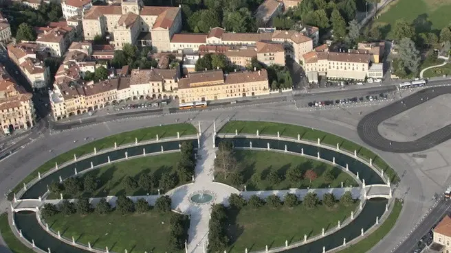 Prato della Valle visto dall'alto