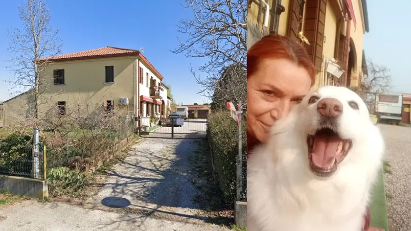 La struttura chiusa dai Nas a Campodoro e a destra la titolare, Marisa Maragno, con la sua Elly