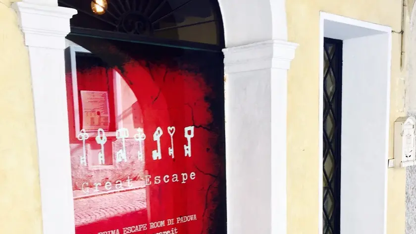 L'esterno dell'Escape Room in via Cassani, a Padova