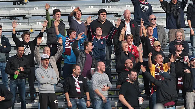 BARON GIANNETTI E TIFOSI CALCIO CITTADELLA