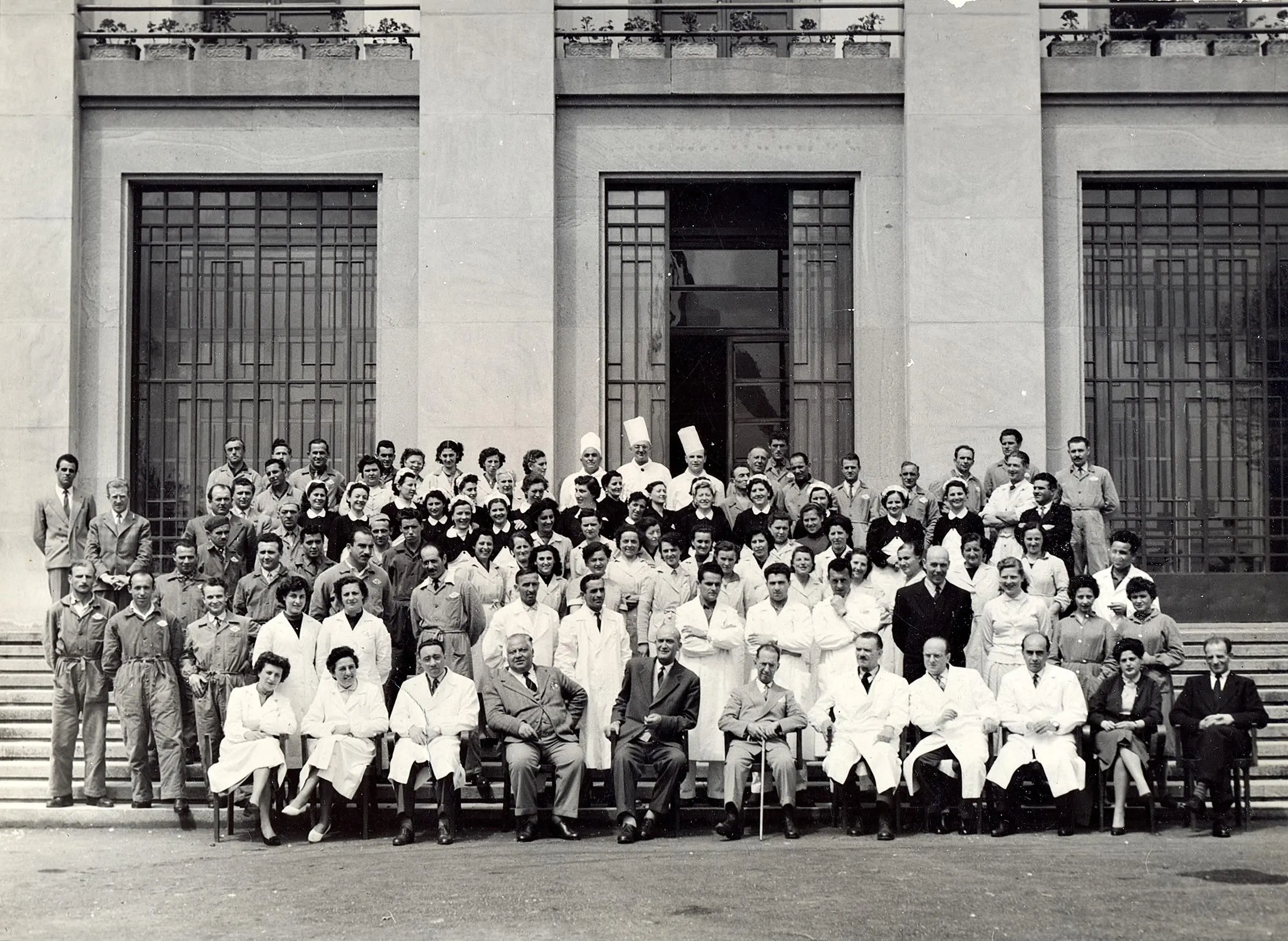 Battaglia Terme dirigenti e dipendenti INPS inizio anni 50