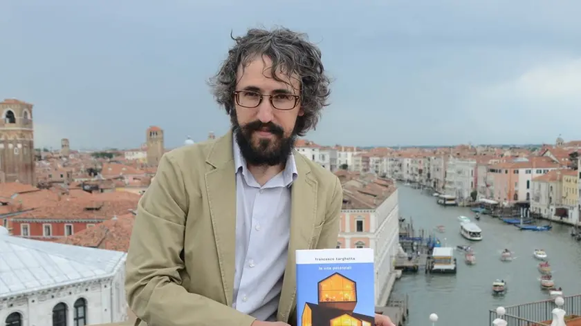 Interpress/M.Tagliapietra Venezia 27.06.2018.- Presentazione Finalisti Premio Campiello 2018. Fondaco dei Tedeschi. Nella foto: Francesco Targhetta