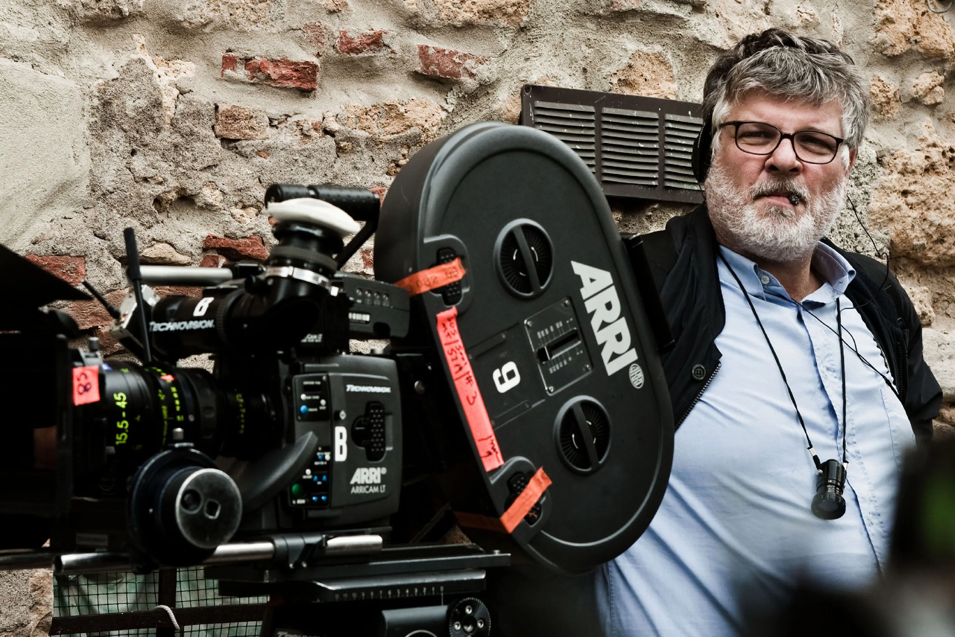 Il regista Carlo Mazzacurati sul set del film "La Passione ", in concorso alla 67/ma Mostra del cinema a Venezia. .Ansa