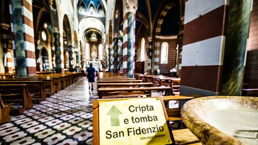Megliadino S. Fidenzio (PD), 21 agosto 2018 Vedute di Megliadino S. Fidenzio per reportage di Jori ph. Zangirolami Nella foto: la chiesa dove si trova la cripta con le spoglie del Santo.
