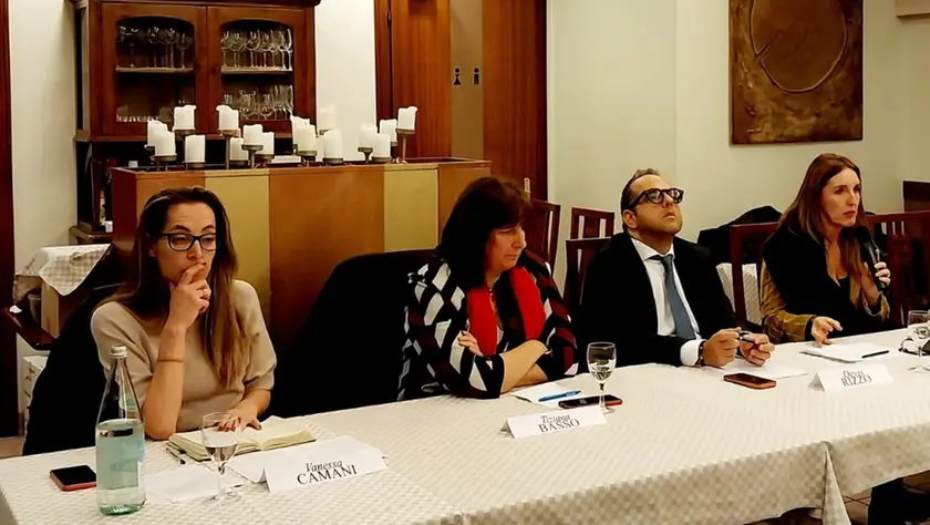 Da sinistra, Vanessa Camani, Tiziana Basso, Devis Rizzo e Elena Donazzan