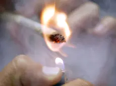 Tradito dall'aromatico fumo dello spinello