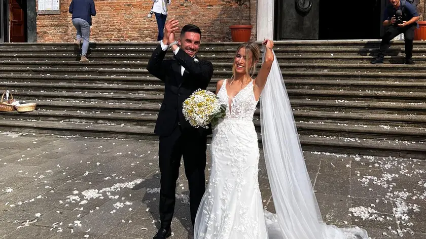Igor Radrezza e la moglie Benedetta