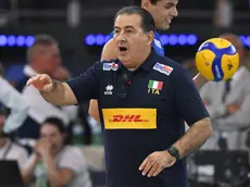 Ferdinando De Giorgi (ITA) during the CEV Eurovolley 2023 semifinal match between Italy vs France, Palazzo dello Sport in Rome, Italy, on September 14, 2023.