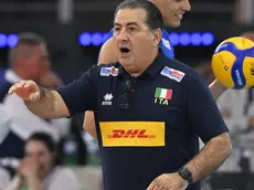 Ferdinando De Giorgi (ITA) during the CEV Eurovolley 2023 semifinal match between Italy vs France, Palazzo dello Sport in Rome, Italy, on September 14, 2023.
