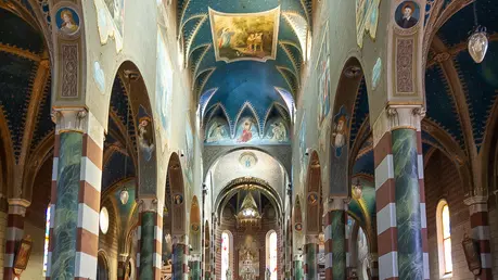 Megliadino San Fidenzio (PD), 8 aprile 2019. Chiesa di Megliadino San Fidenzio diventa ufficialmente Duomo. Nella Foto: