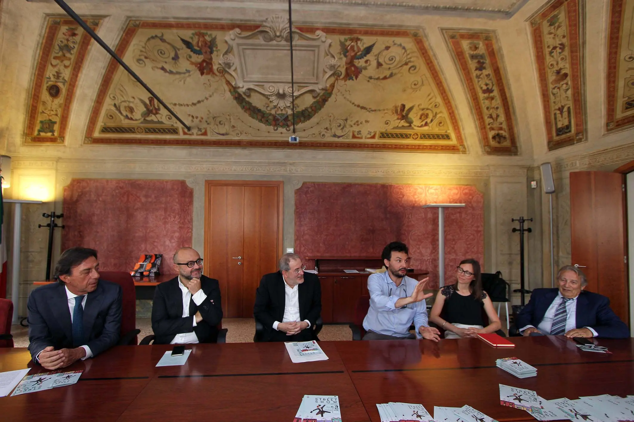 La conferenza stampa in Comune