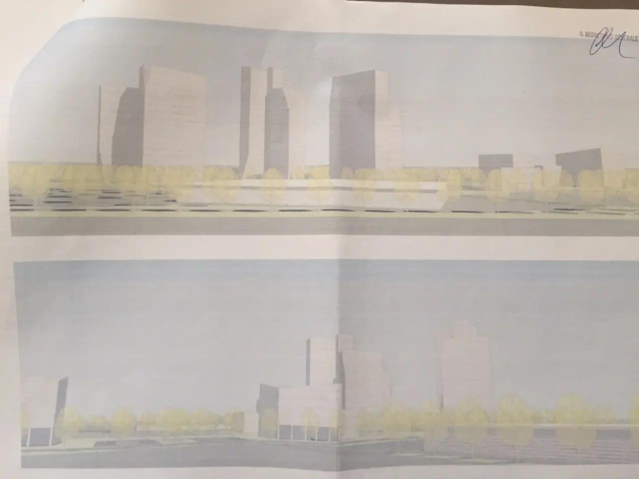 La skyline progettata intorno al nuovo ospedale