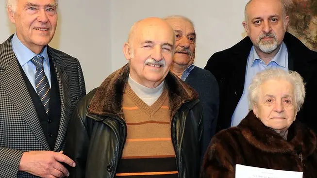 Bottin Ag. Zangirolami, Monselice. Presntazione libro Gli ebrei e Monselice”. Nella foto: nel gruppo (prima a destra) la sig.ra Luciana Zevi
