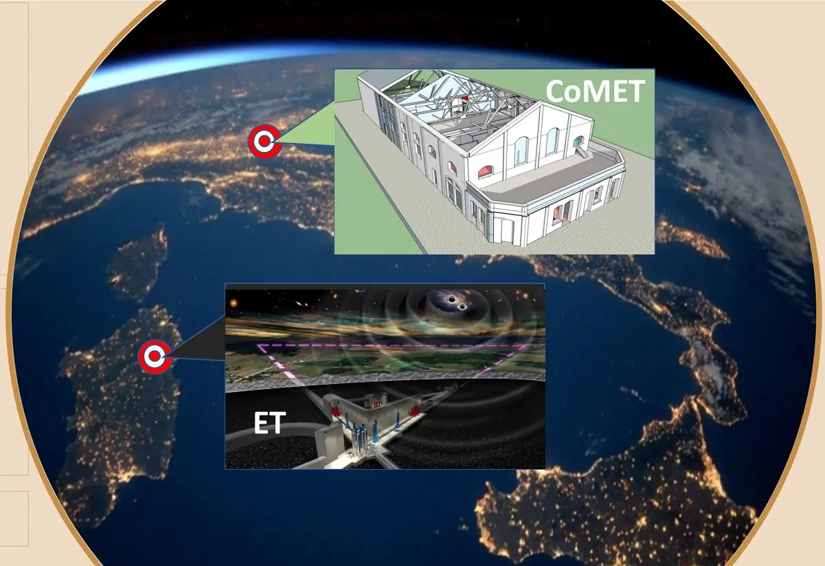 Dislocazione geografica Einstein Telescope e Laboratorio CoMET (Coating Materials for Einstein Telescope)
