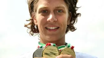 LA RIVELAZIONE. Luca Dotto orgoglioso con le sue due medaglie. In alto: Rossella Fiamingo