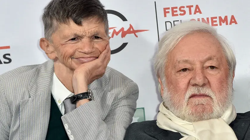 2310/2015 Roma. Festa del Cinema di Roma, decima edizione. Photocall omaggio/tribute ai film di Fantozzi. Nella foto Paolo Villaggio, Anna Mazzamauro e Plinio Fernando