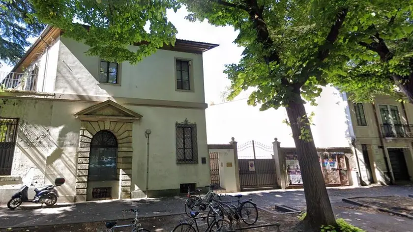 La palazzina di via Morgagni, 44 che fa parte dello storico Palazzo Priuli, con entrata in via Altinate