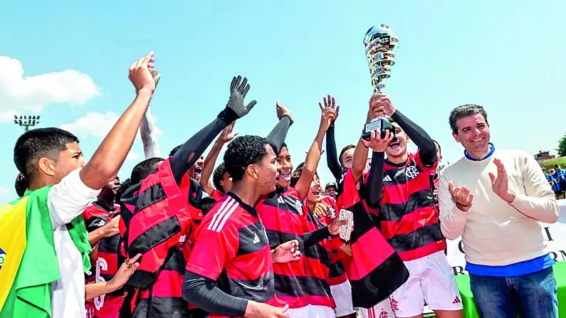 La squadra del Flamengo che ha vinto due anni fa il torneo giovanile Città di Abano