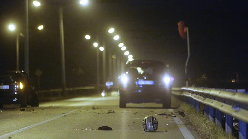 Il luogo dell'incidente, sul lungargine di Voltabarozzo