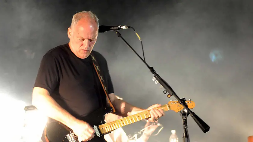 David Gilmour in una foto d'archivio. Andrea Merola/ ANSA / li