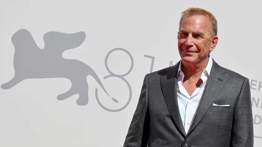 epa11591238 US director Kevin Costner arrives for the premiere of 'Horizon: An American Saga - Chapter Two' during the 81st annual Venice International Film Festival, in Venice, Italy, 07 September 2024. The movie is presented out of competition at the festival running from 28 August to 07 September 2024. EPA/ETTORE FERRARI
