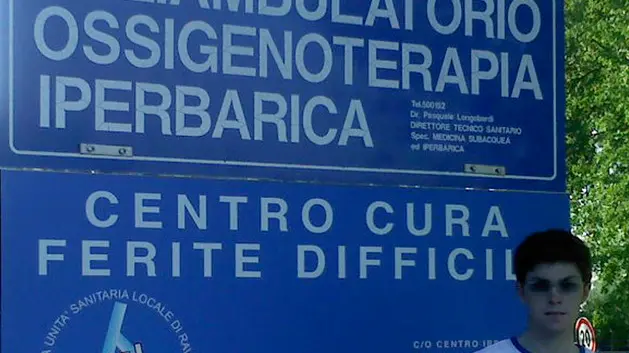 Merlara, 27.07.2014 Foto da Facebook di Tobia Lorenzetto, riuscito a diplomarsi nonostante grave incidente e perdita della memoria