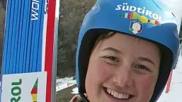 SIMONA SENONER. L’azzurra dello sci aveva 17 anni