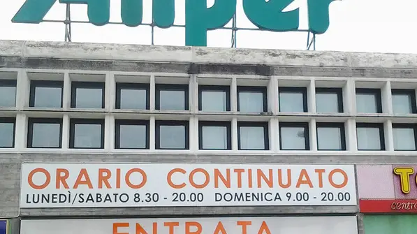 FERRO.CARTELLO CHIUSURA PRIMO MAGGIO ALIPER ABANO