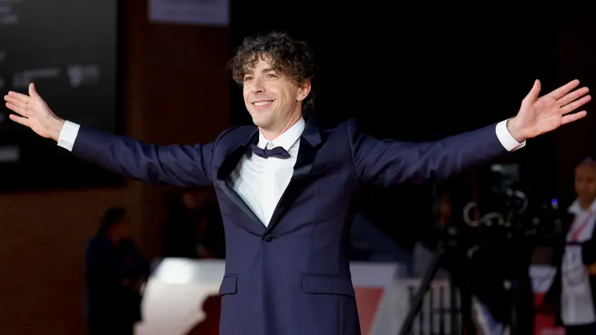 Italian actor Michele Riondino arrives for the screening of the movie ‘I Leoni di Sicilia’ at the 18th annual Rome International Film Fest in Rome, Italy, 23 October 2023. The Festa del Cinema di Roma runs from 18 to 29 October 2023. ANSA/FABIO FRUSTACI