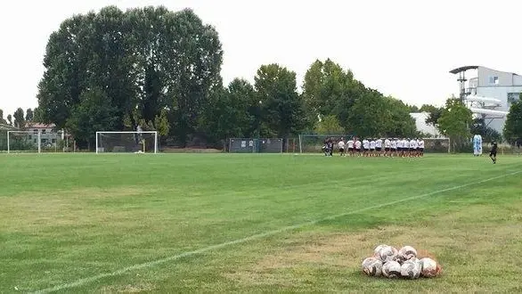 Un campo del Centro Geremia, alla Guizza