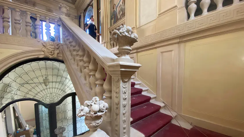 TOME-AGENZIA BIANCHI- PADOVA- PALAZZO SAMBONIFACIO- RESTAURO - STATO DEI LAVORI .