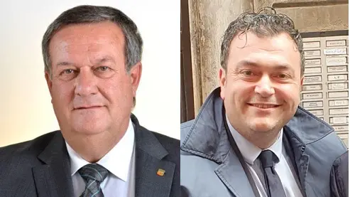 Fabiano Barbisan e a destra Joe Formaggio