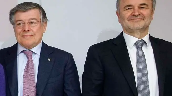 BARSOTTI - PRESENTAZIONE CANDIDATI PD ALLE EUROPEE. da destra: FRANCO FRIGO, FLAVIO ZANONATO, ALESSANDRA MORETTI, DEMENECH, VANTINI, ZANONI ANDREA
