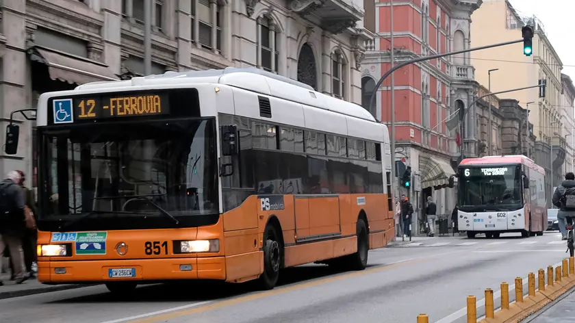 Un mezzo della flotta di BusItalia