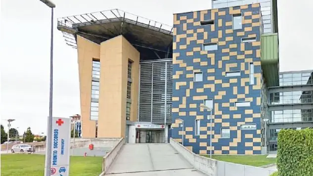 L’ingresso del complesso ospedaliero di Cittadella