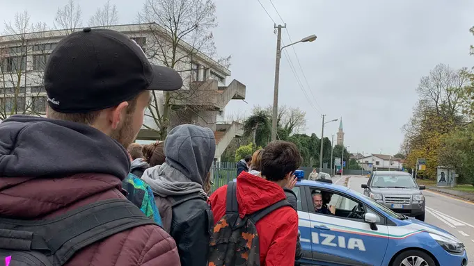 MARIAN-AGENZIA BIANCHI-PADOVA-MANIFESTAZIONE STUDENTI DEL CURIEL