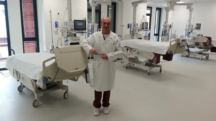 Lamberto Padova, direttore dell'Unità di anestesia e rianimazione
