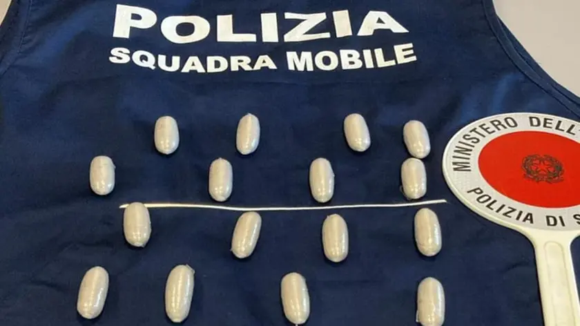 Parte della droga sequestrata