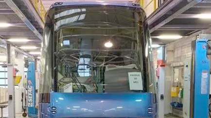 Il tram nell’azienda di produzione