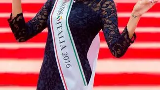 La Miss Italia Rachele Risaliti durante la conferenza stampa e del photocall a Jesolo (Venezia), 11 settembre 2016. ANSA/ UFFICIO STAMPA MISS ITALIA +++EDITORIAL USE ONLY - NO SALES+++