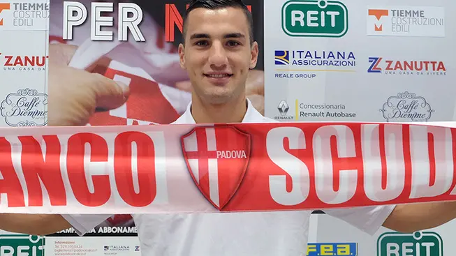 PRANDI-FOTOPIRAN-PADOVA-PRESENTAZIONE BONAZZOLI NUOVO GIOCATORE CALCIO PADOVA