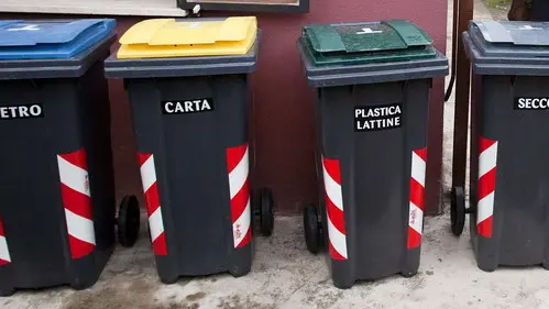 CARRAI - BIDONI DIFFERENZIATA - ALESSANDRO ZAN, CLAUDIA BORTOLAMI CARRAI - BIDONI DIFFERENZIATA