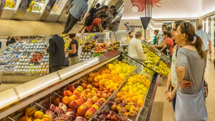 19 May 2015 --- Italy, Lombardia (Lombardy), Milano (Milan) . EXPO 2015, Future Food District, by Coop Italia --- Image by © Atlantide Phototravel/Corbis