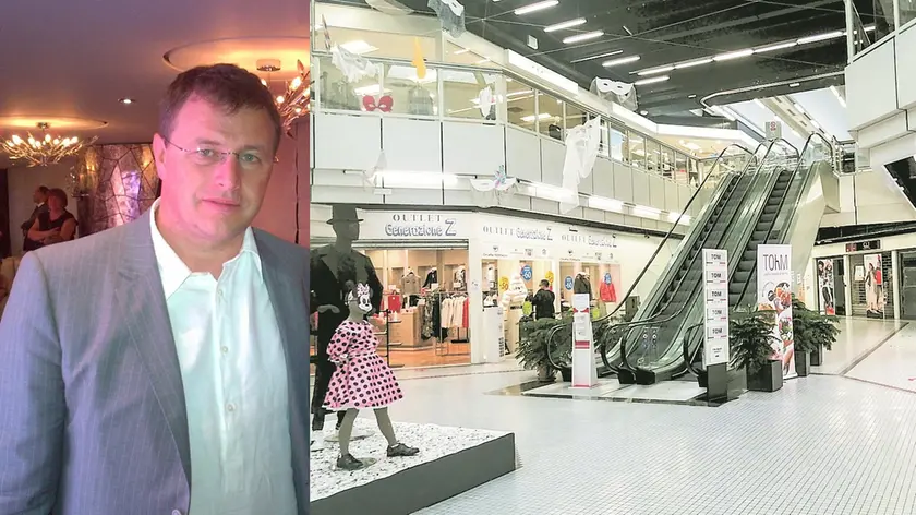Renato Celotto e il centro commercialeTom di Santa Maria di Sala